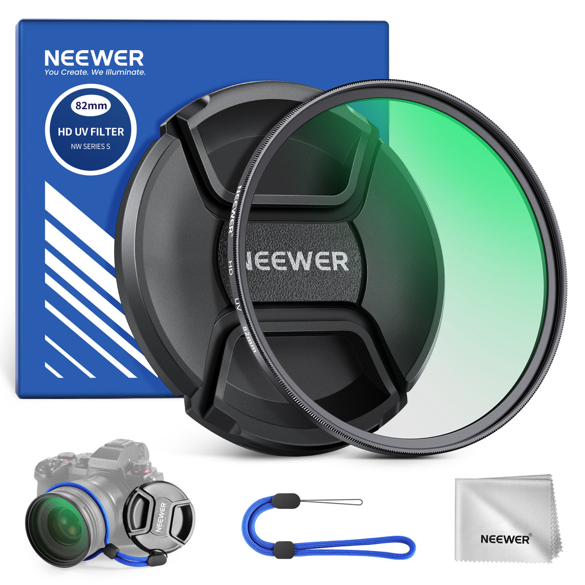 Neewer Kit Filtres UV Et CPL 49mm | Protection D'objectif & Couleurs éclatantes | Verre HD Multicouche