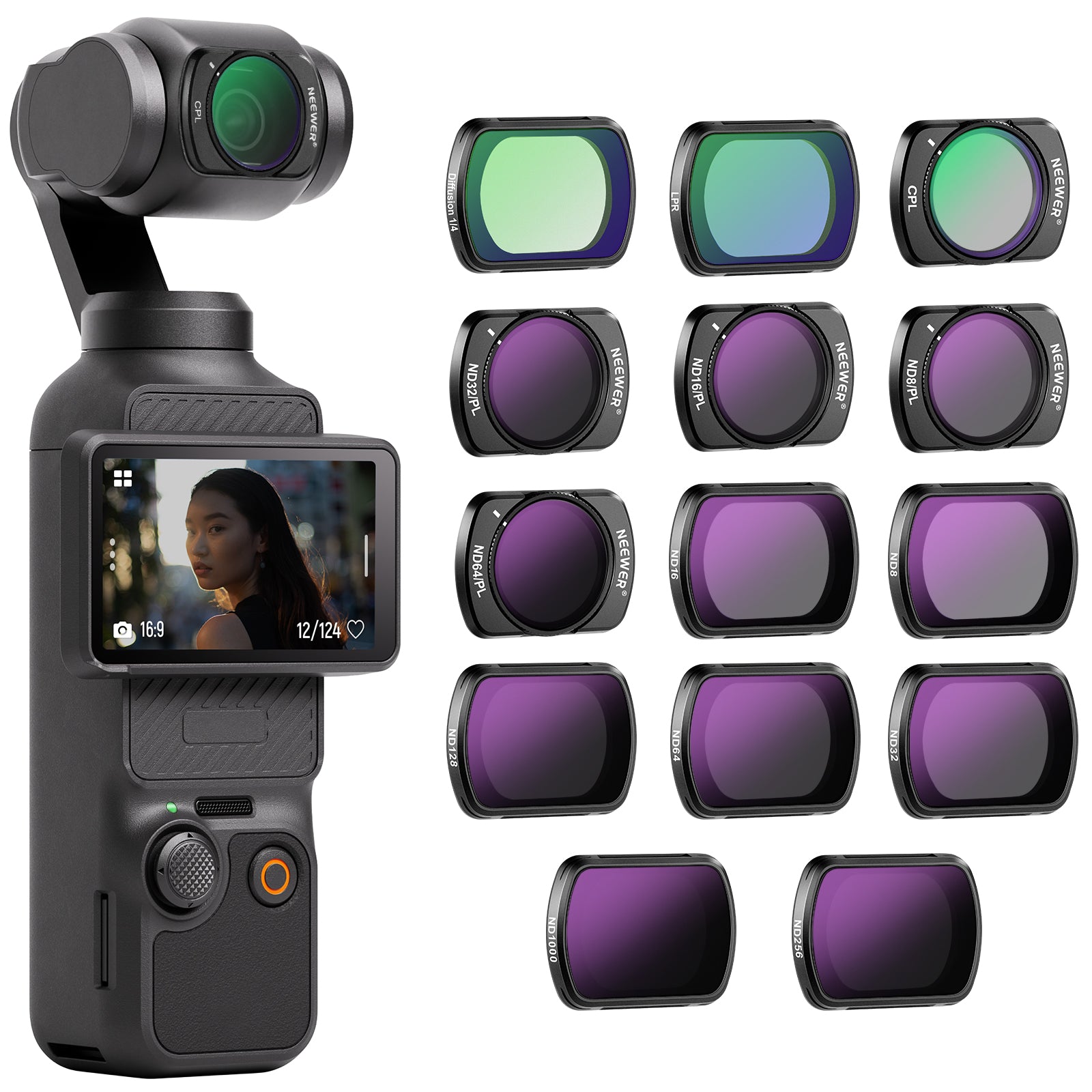 Smallrig Ensemble de filtres pour DJI Osmo Pocket 3 Smallrig Ensemble de filtres pour DJI Osmo Pocket 3