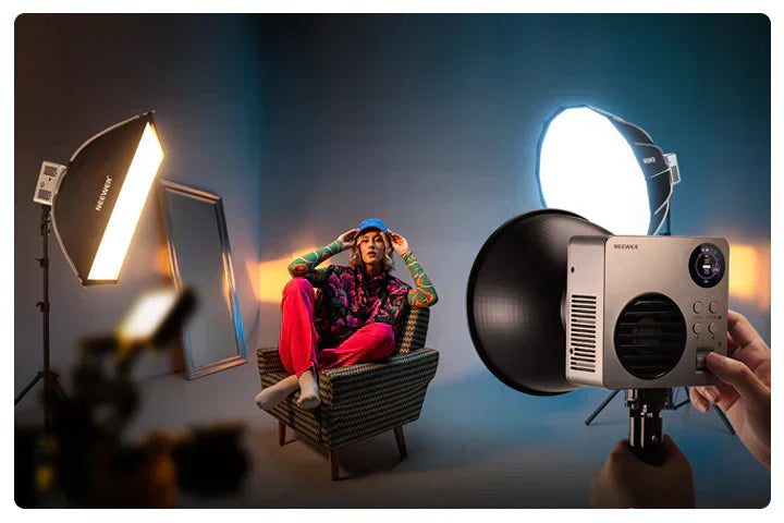 Flash ou lumière continue : guide de choix des éclairages de studio NEEWER