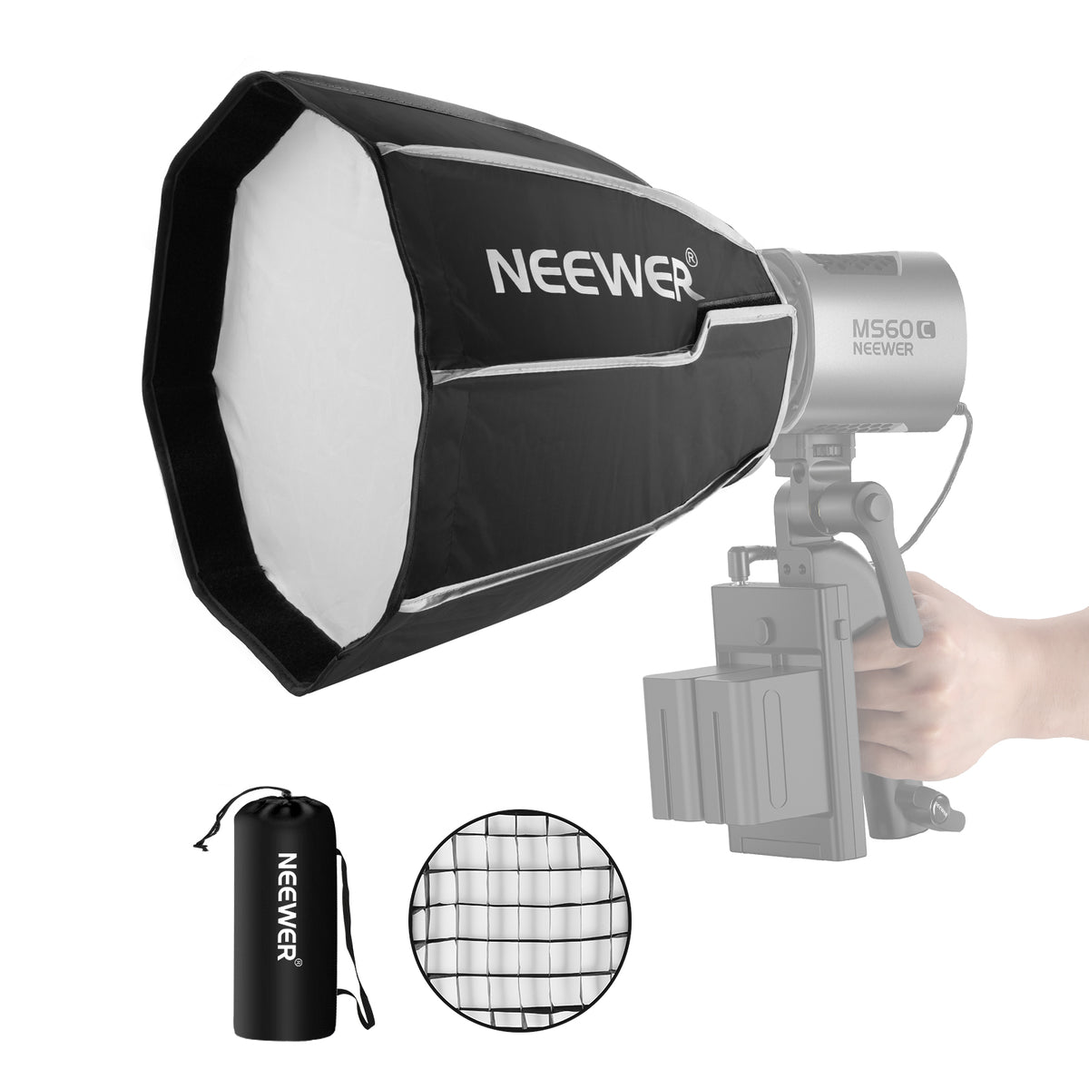 NEEWER NS3P Octagonal Softbox with NEEWER Mount - NEEWER