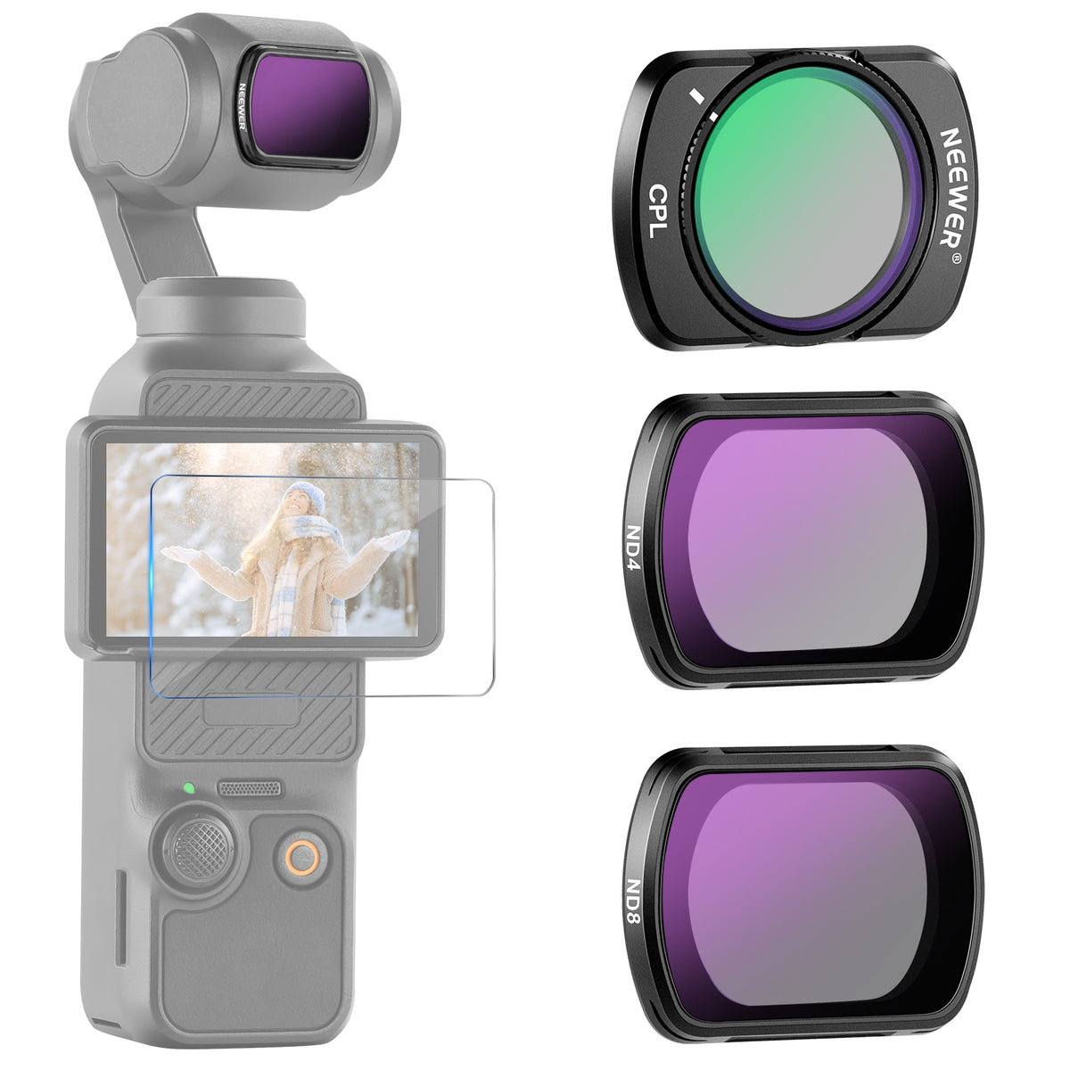 Fututech Kit Lensfilter ND voor DJI Mavic Mini/Mavic Mini 2 Professioneel Lensfilter voor Drone (Combo 3 ND4*1 ND8*1 ND16*1 ND32*1 Fututech Kit Lensfilter ND voor DJI Mavic Mini/Mavic Mini 2 Professioneel Lensfilter voor Drone (Combo 3 ND4*1 ND8*1 ND16*1 ND32*1