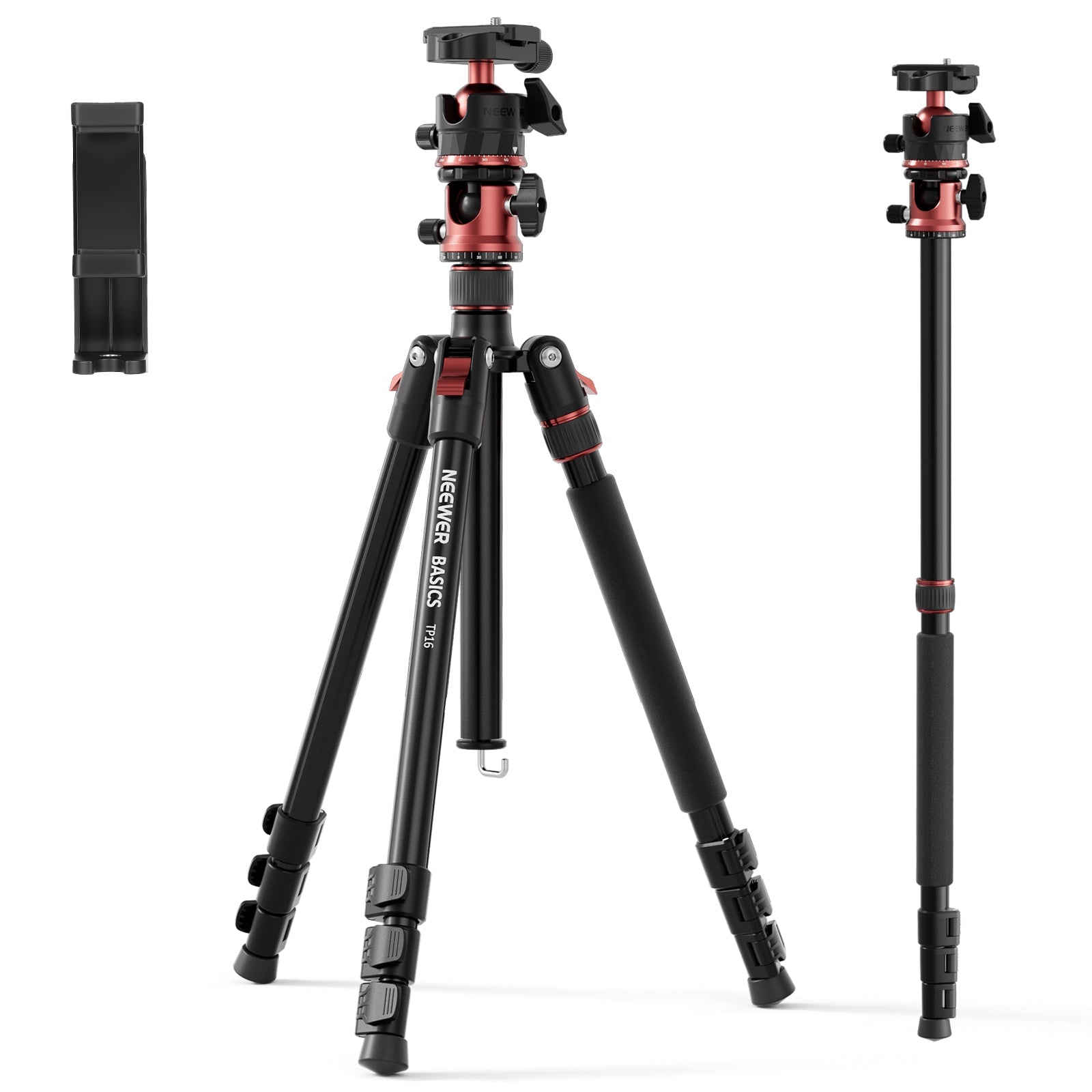 NEEWER TP16 Tall Camera Tripod Monopod