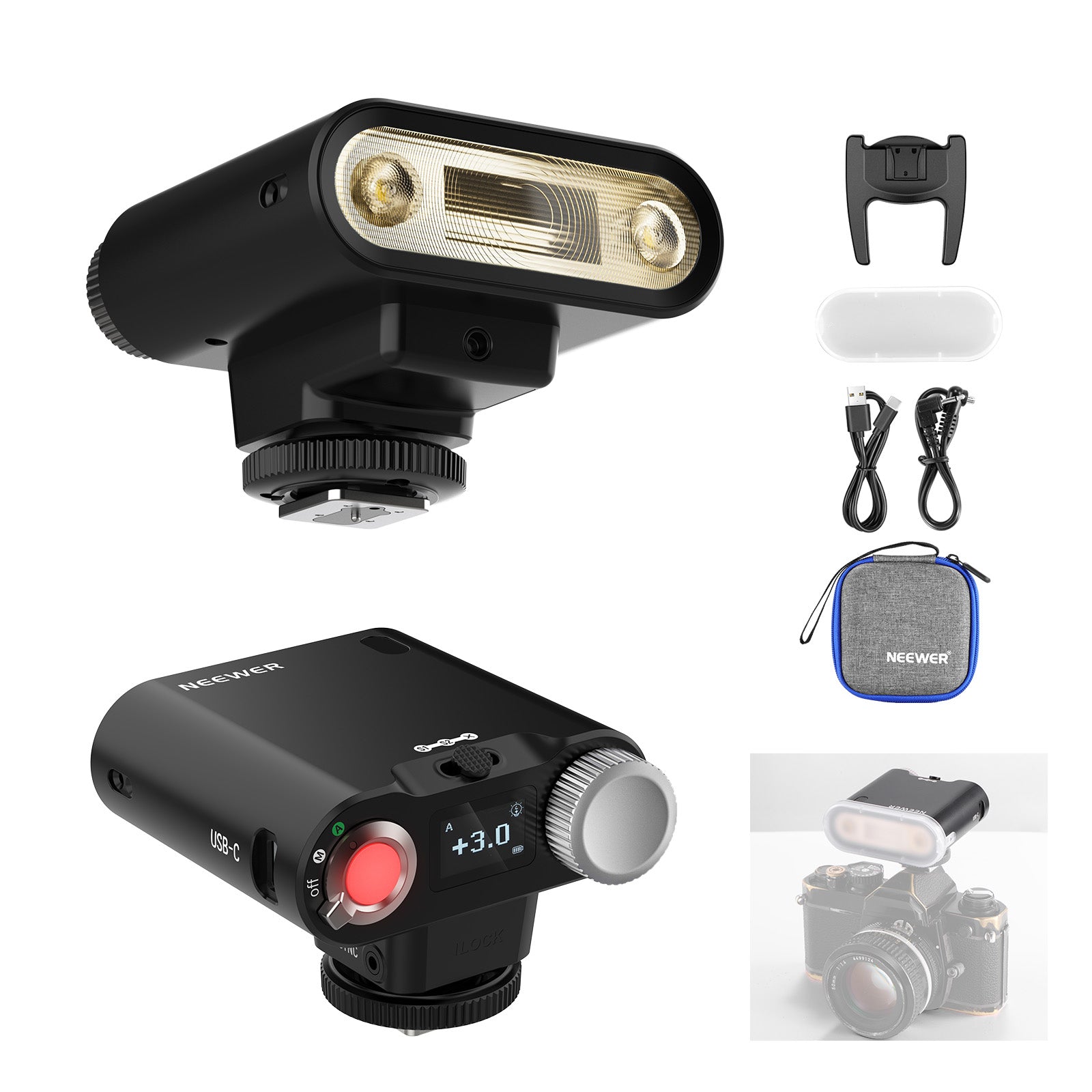 フォトフラッシュ NEEWER Z160 Stylish & Compact Mini Camera Flash - NEEWER
