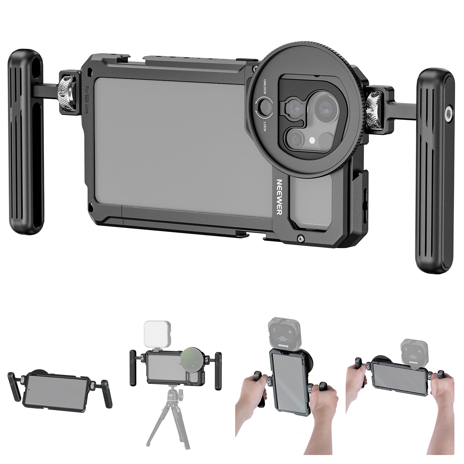 SMALLRIG Plaque de Montage de Collier Rotatif pour Sony A7R V / A7