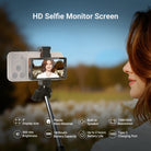 NEEWER F4 Portable HD Phone Selfie Monitor Screen enhances selfie & video quality by allowing you to use the back camera for front-facing shots with easy frame check.