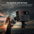 NEEWER NB-Q6 Lithium Battery is only compatible with the NEEWER Q6 600W Strobe Flash