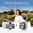 NEEWER F4 Phone Selfie Monitor Screen mirrors your phone screen in real time with brightness up to 500 nits for clear viewing under strong light.