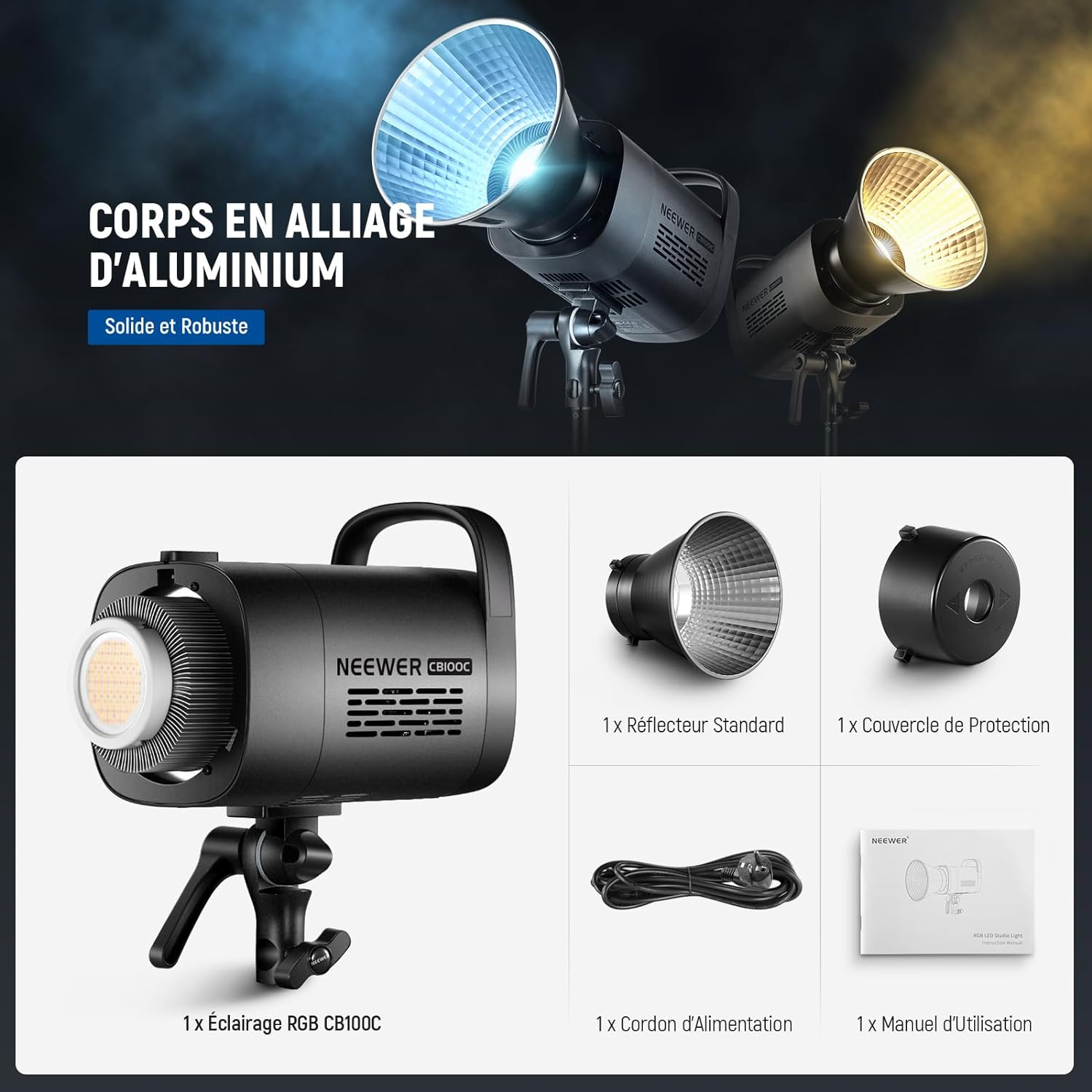 NEEWER CB100C 130w RGB LED Video Light - NEEWER