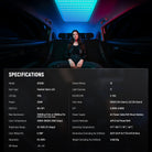 Specifications of the NEEWER AF200C Flexible Fabric LED RGB Video Light