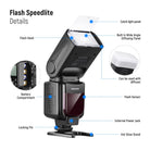 Neewer NW-670 TTL Flash Speedlite with LCD Display Kit