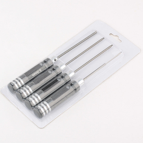 Neewer 4 packs Hex Driver Wrench Set(1.5mm/2mm/2.5mm/3.0mm)