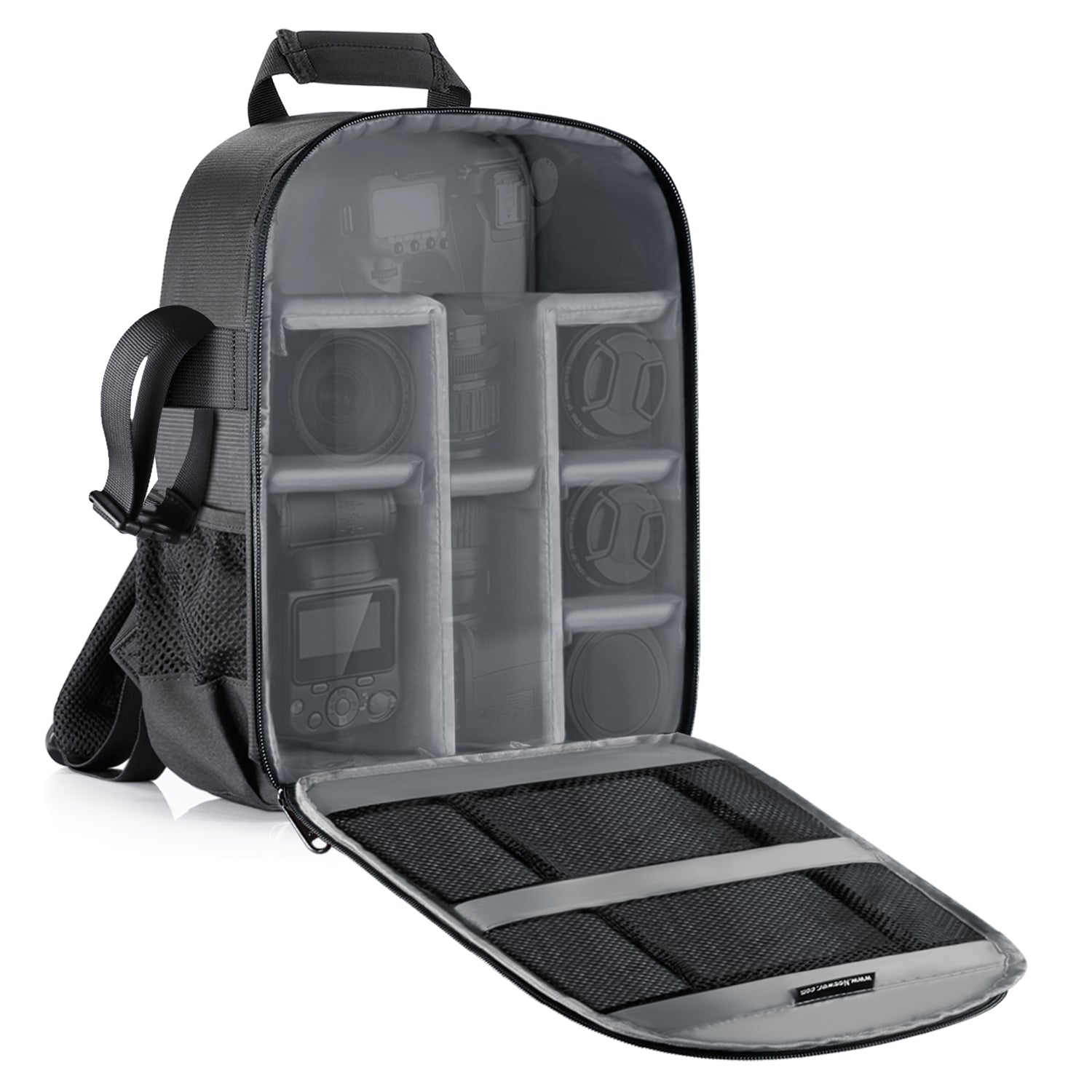 Neewer Camera Case Water-Resistant Shockproof 11.8x5.5x14.6 inches/30x14x37 cm Backpack