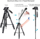 Neewer Portable Aluminum Alloy Camera 2-in-1 Tripod Monopod - neewer.com