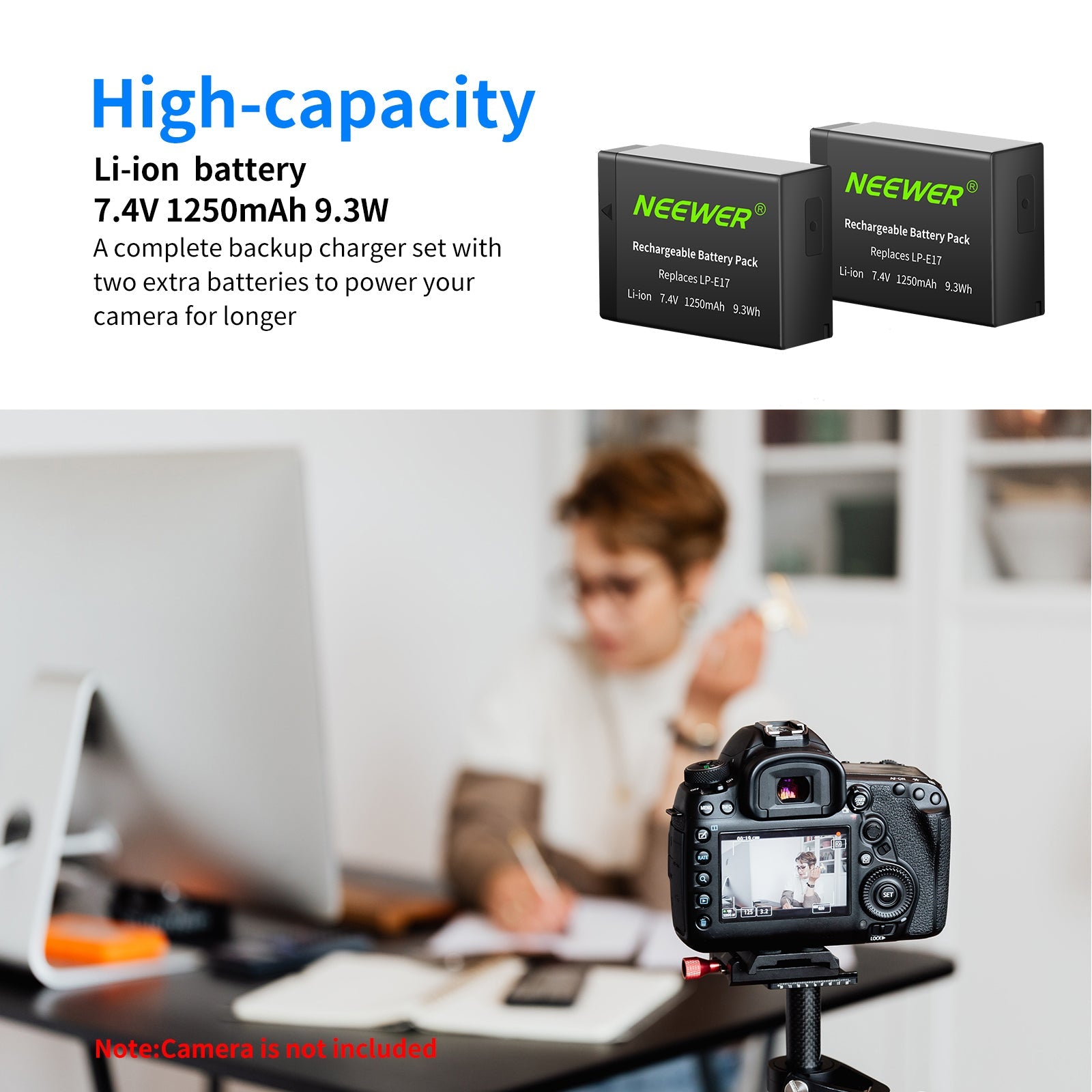 NEEWER LP-E17 Replacement Battery Charger Set for Canon - NEEWER – NEEWER.FR