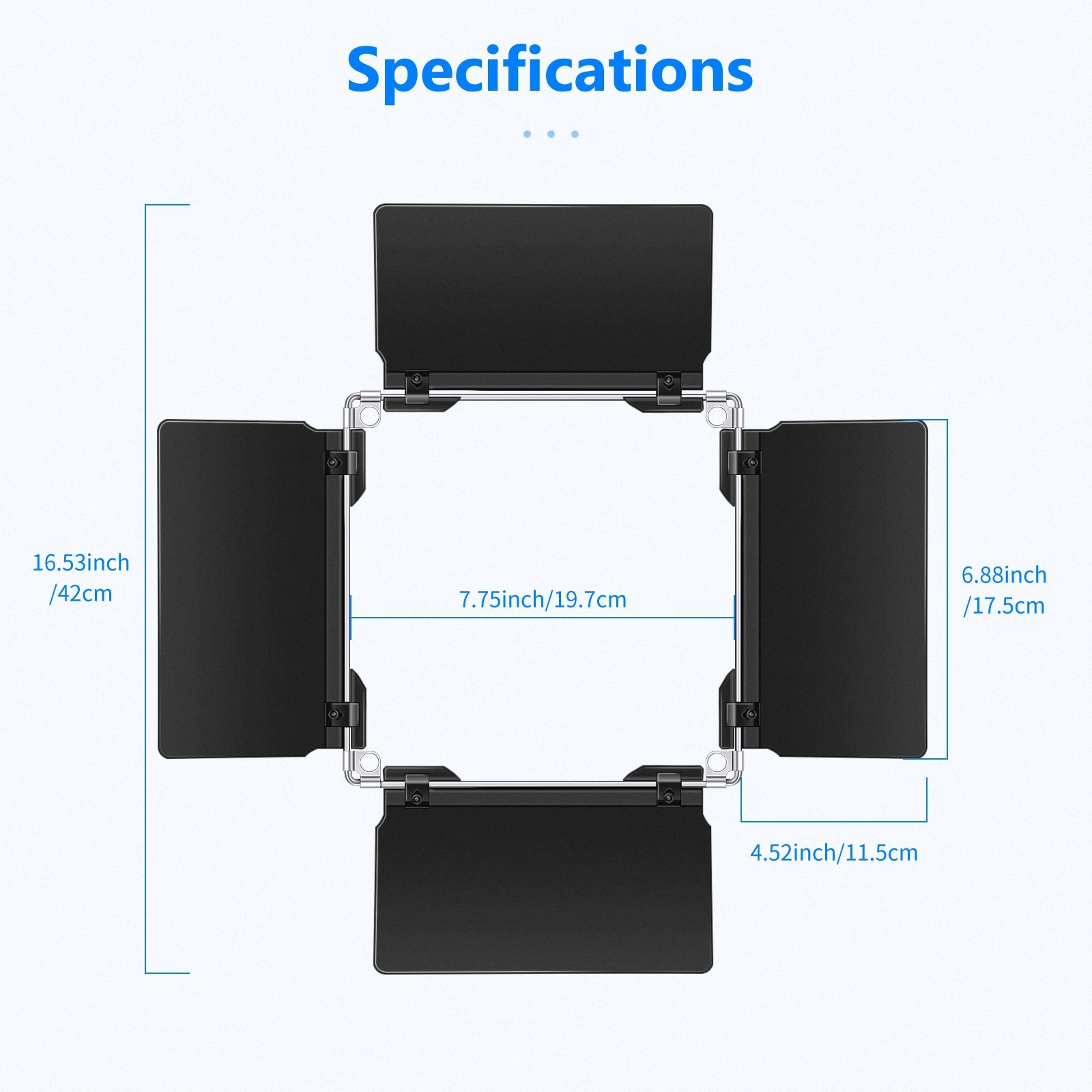 Neewer Professional LED Video Light Barn Door