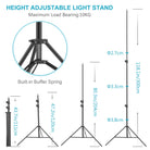 Neewer 2 packs Light Stands