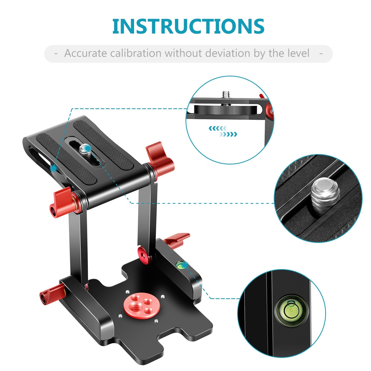 Neewer Upgraded Z-Flex Tilt Tripod Head