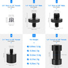 Neewer ST29 Camera Screw Adapter