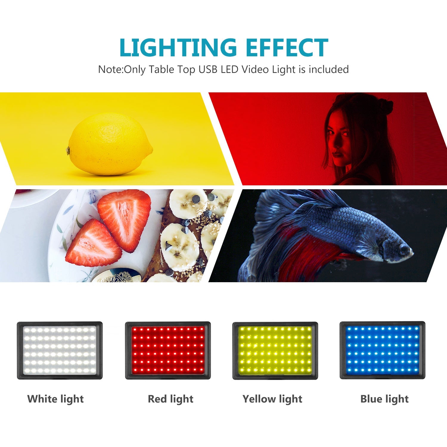 FOSITAN Lumière vidéo LED 2 Kit d'Eclairage Bi-Couleur Réglable 3200K-5600K  13 * 20cm Panneau Lumière avec Support de trépied pour Photo Studio Vidéo   Extérieure (avec Batterie de Stockage)