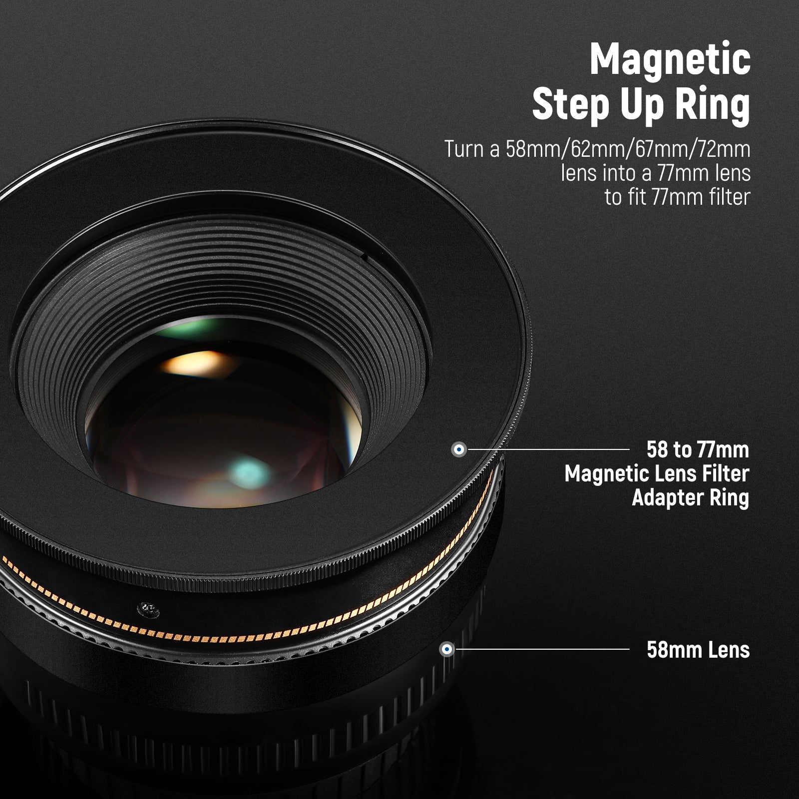 magnetic camera filter adapter