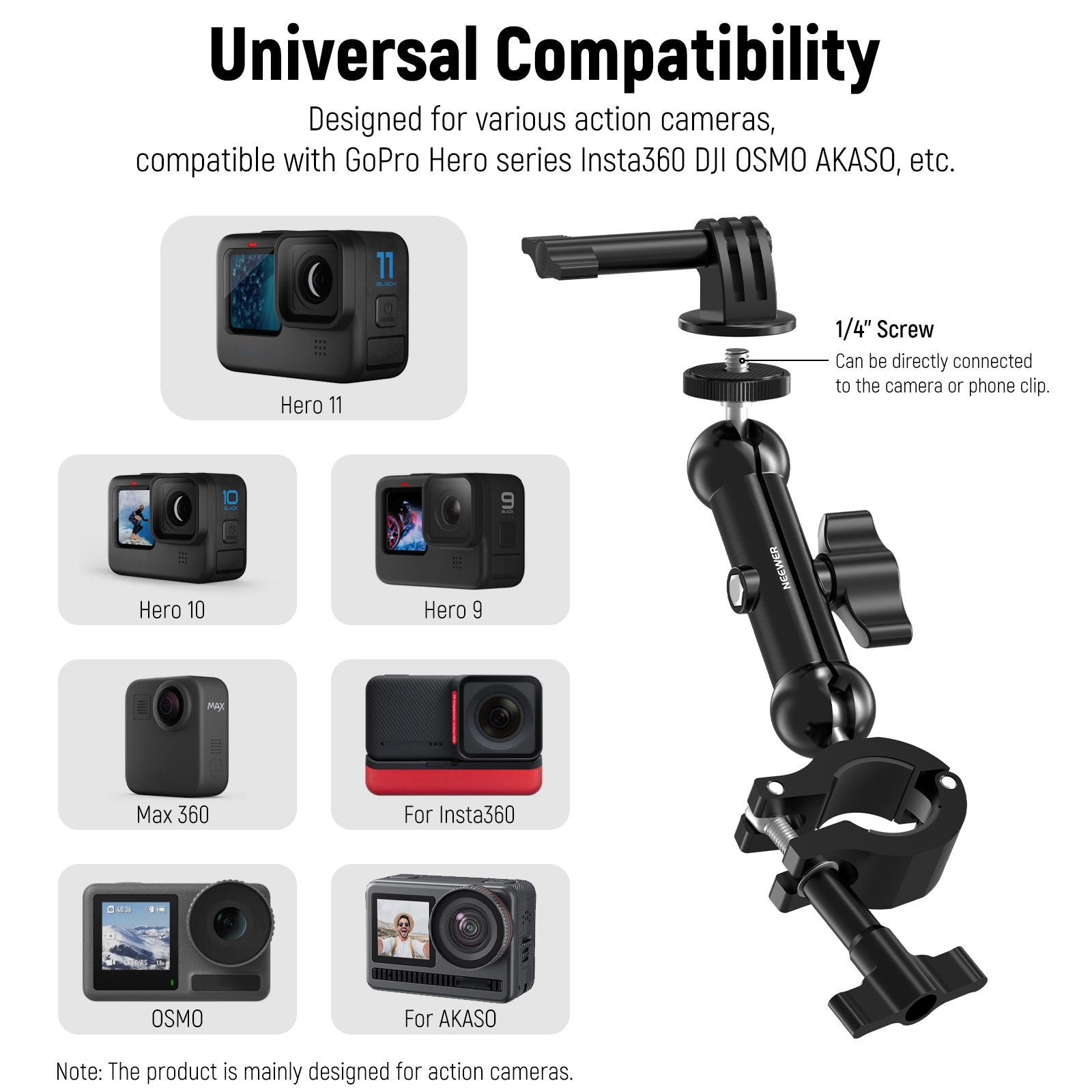 Generic Ensemble d'accessoires Kit pour Caméra d'action GoPro Hero
