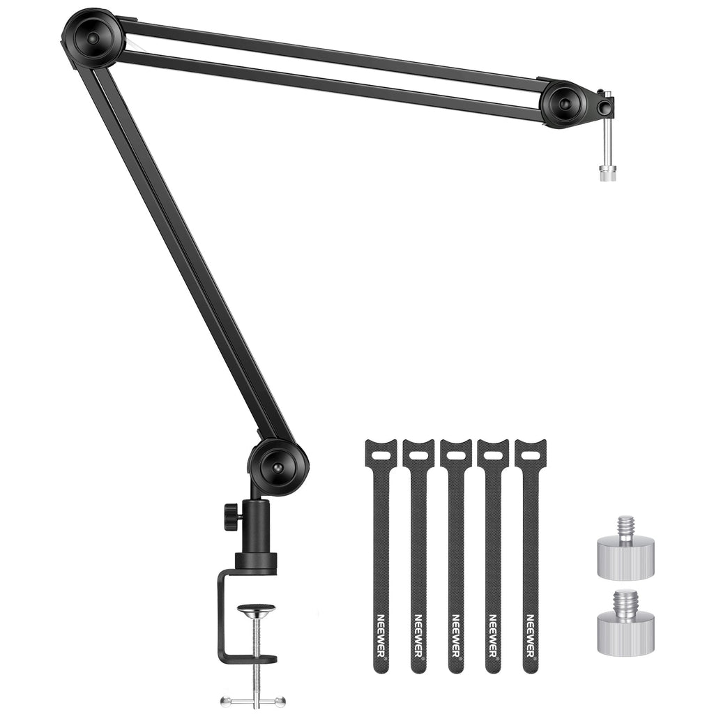 Neewer Microphone Arm Stand, Heavy-Duty Mic Arm Microphone Stand Suspension Scissor Boom Stand