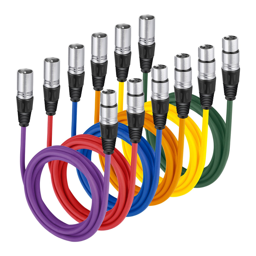 6-Pack ，Microphone Cables